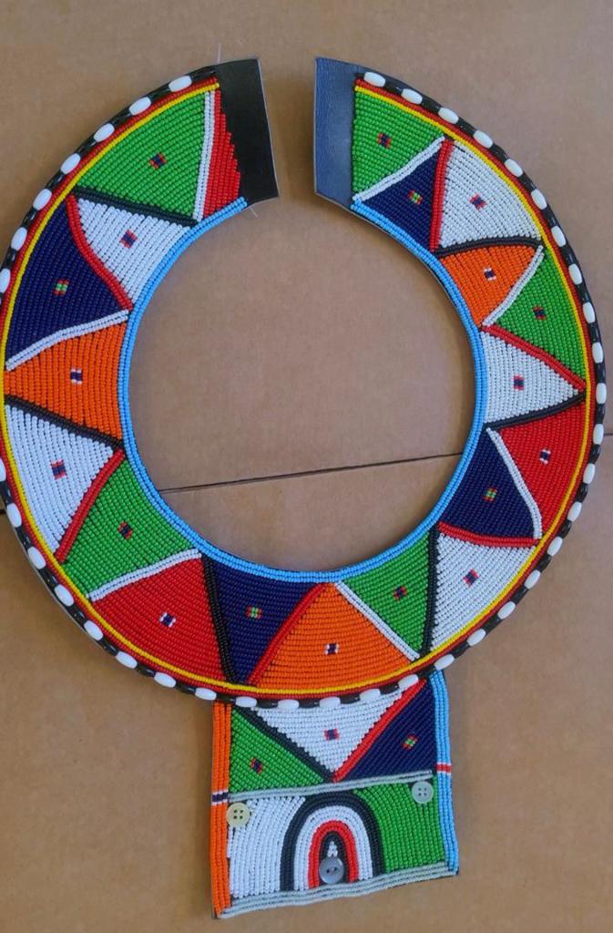 Maasai beaded neckpiece