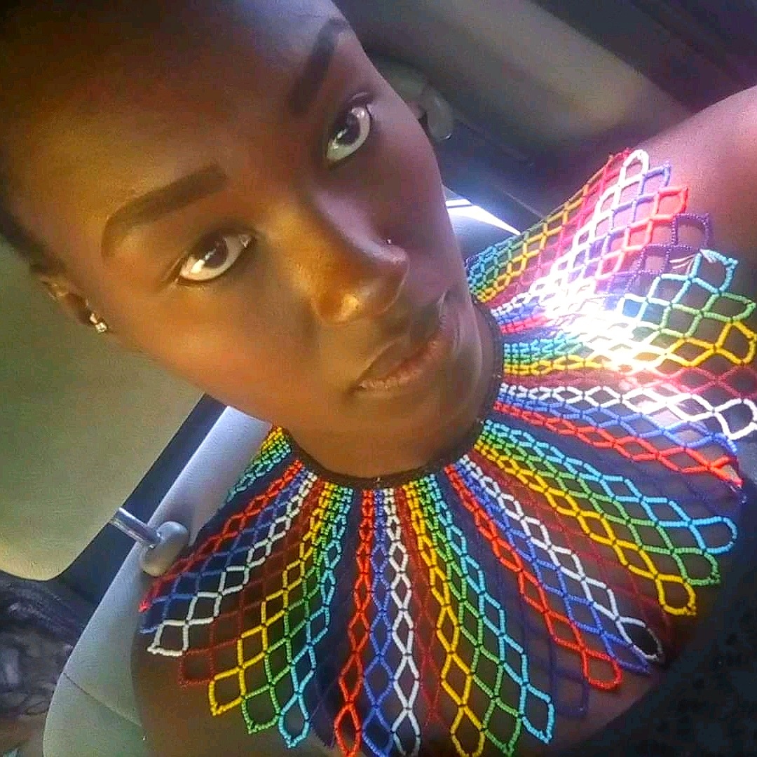 Handcrafted Zulu beaded necklace