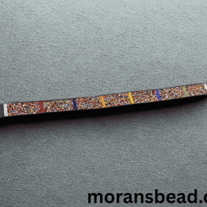 Beaded Leather Belt